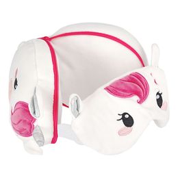 Lysbildefremvisning - Rejsepude med Sovemaske Enhjørning