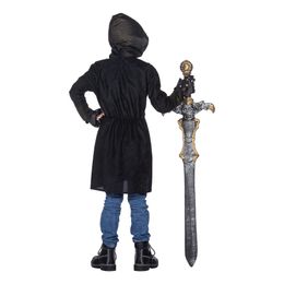 Bildspel - Riddare Svart/Guld Barn Maskeraddräkt