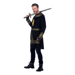 Bildspel - Riddare Svart/Guld Maskeraddräkt