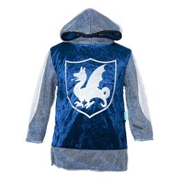 Riddartröja med Huva Barn Blå