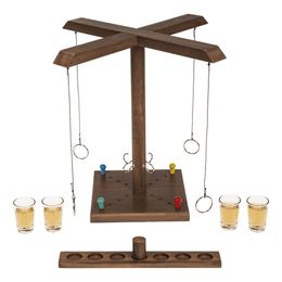 Ring Toss Shotspel i Trä