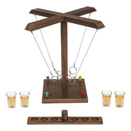 Bildspel - Ring Toss Shotspel i Trä