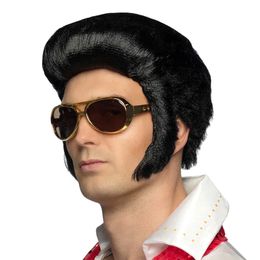 Rock n Roll Svart Peruk