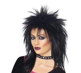 Rockdiva Svart Peruk