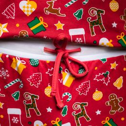 Lysbildefremvisning - Rød Julepyjamas Herre