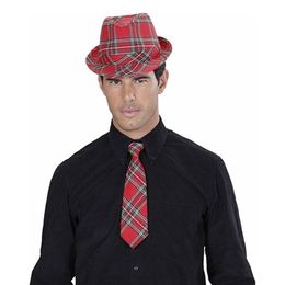 Bildspel - Röd Skotskrutig Slips