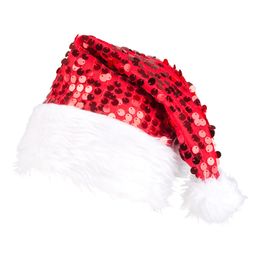 Bildspel - Röd Tomteluva med Paljetter