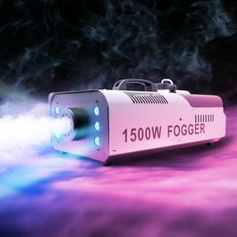 Røgmaskine med Lys og Fjernbetjening