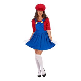 Rörmokartjej Röd Maskeraddräkt