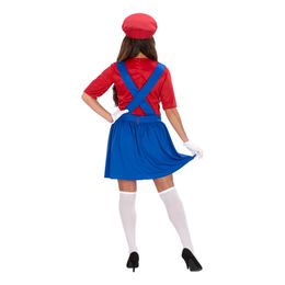 Bildspel - Rörmokartjej Röd Maskeraddräkt