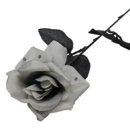 Muovinen Ruusu Harmaa