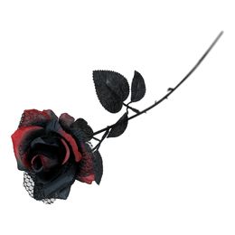 Ros i Plast Röd/Svart