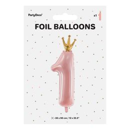 Lysbildefremvisning - Rosa Tallballong 1 med Krone