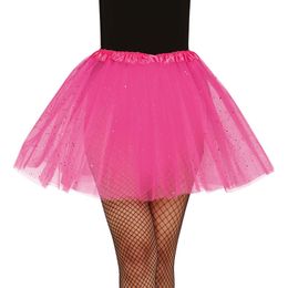 Lyserød Tylnederdel med Glitter