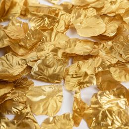 Bildspel - Rosenblad Guld Metallic