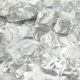 Bildspel - Rosenblad Silver Metallic