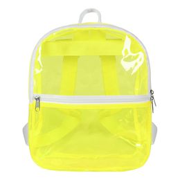 Bildspel - Ryggsäck Transparent Neongul