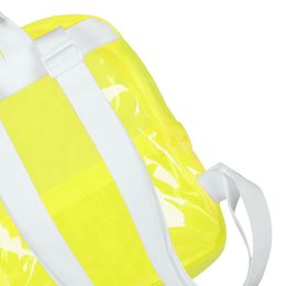 Bildspel - Ryggsäck Transparent Neongul
