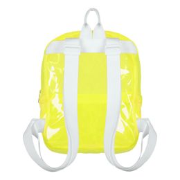 Bildspel - Ryggsäck Transparent Neongul