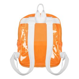 Bildspel - Ryggsäck Transparent Neonorange