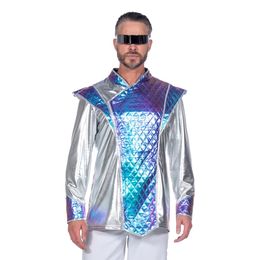 Bildspel - Rymdkille Metallic Maskeraddräkt