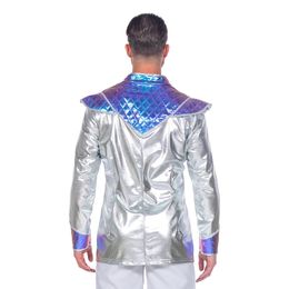 Bildspel - Rymdkille Metallic Maskeraddräkt