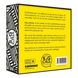 Bildspel - Säg Samma Frågespel