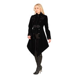 Sammetskappa Dam Svart Gotisk