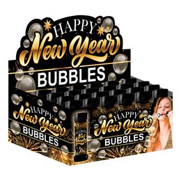 Lysbildefremvisning - Sæbebobler Happy New Year Økonomipakke