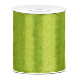 Bildspel - Satinband Limegrön