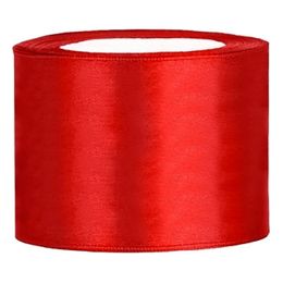 Bildspel - Satinband Rött