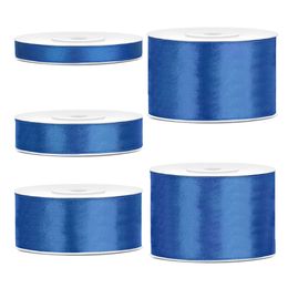 Satinband Royal Blå