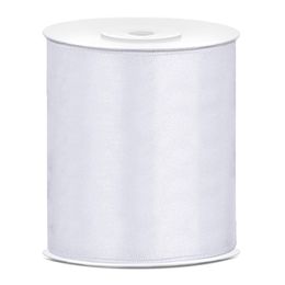 Lysbildefremvisning - Satinbånd Hvidt