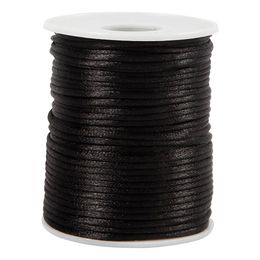 Satinsnöre Svart