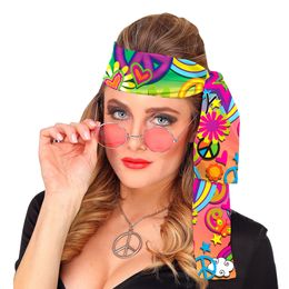 Huivi Flower Power Vihreä