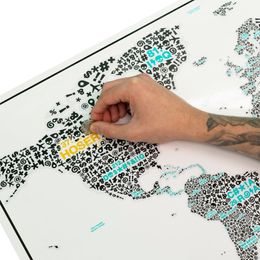 Bildspel - Scratch Map Svordomar