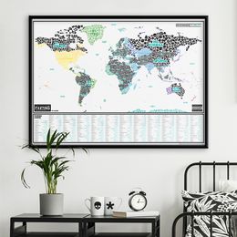 Bildspel - Scratch Map Svordomar