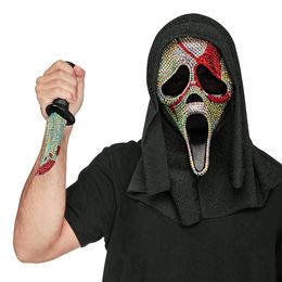Scream Ghost Face Mask & Kniv Set