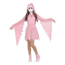 Scream Ghost Face Lyserød Børnekostume