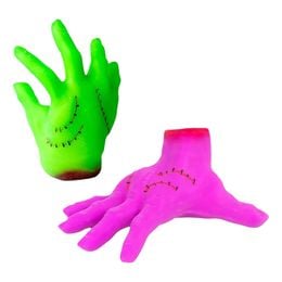 Scrunchems Squishy Monster Hand Neon