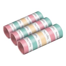 Serpentiner Happy Birthday Pastell