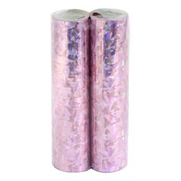 Serpentiner Holografisk Ljusrosa