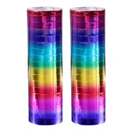 Serpentiner Regnbuefarvet Metallisk