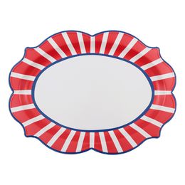 Serveringsbrett Rød/Blå