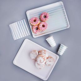 Lysbildefremvisning - Serveringsfat Fargeskimrende