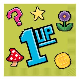 Servietter 1Up 8-Bit