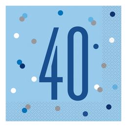 Lautasliinat 40 Vaaleansininen Pilkullinen