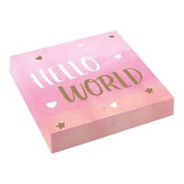 Servietter Baby Girl