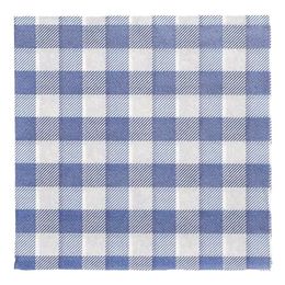 Servietter Blå Rutete