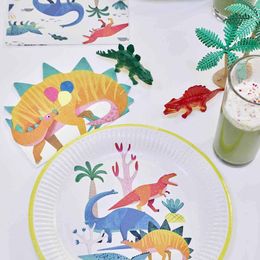 Bildspel - Servetter Dino Shape